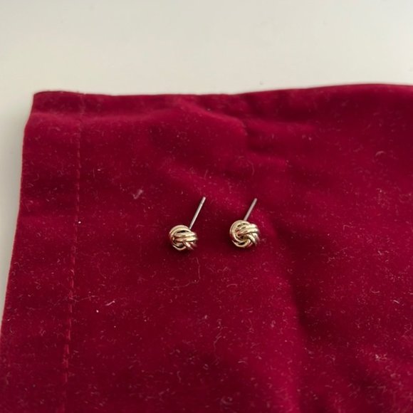 Easy Simple Pavé Stud Earrings in Gold | Uncommon James Boutique Gold Coloured Stud Earrings